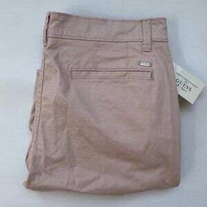 Guess Men’s Twill Chino Pants Light Pink Slim Fit Size 32
